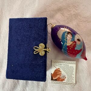 Li Bien Glass Ornament Holy Mother and Child Collectible 2012